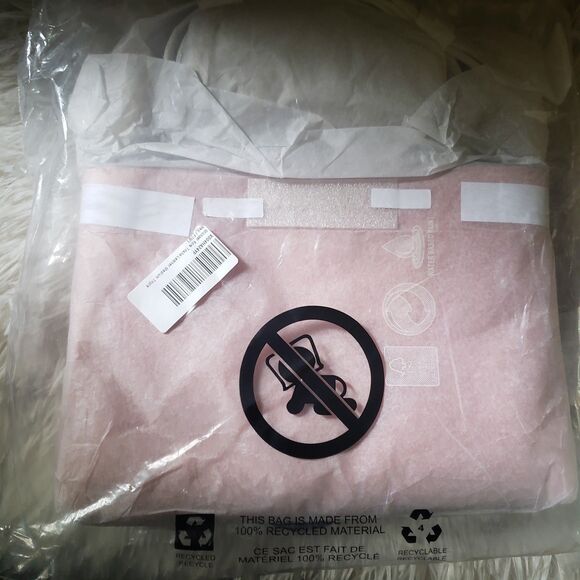 MICHAEL KORS Trisha Medium Pebbled Leather Crossbody Bag Pink NEW - Picture 6 of 7